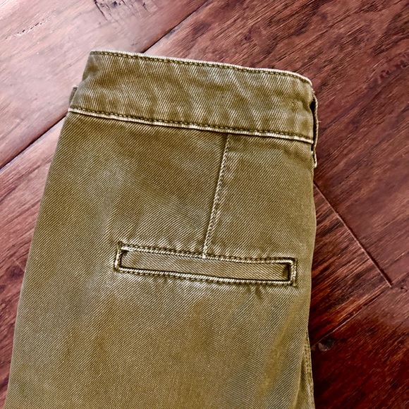 Pilcro Olive Green Cargo Utility Pants – Size 25 - Picture 6 of 7